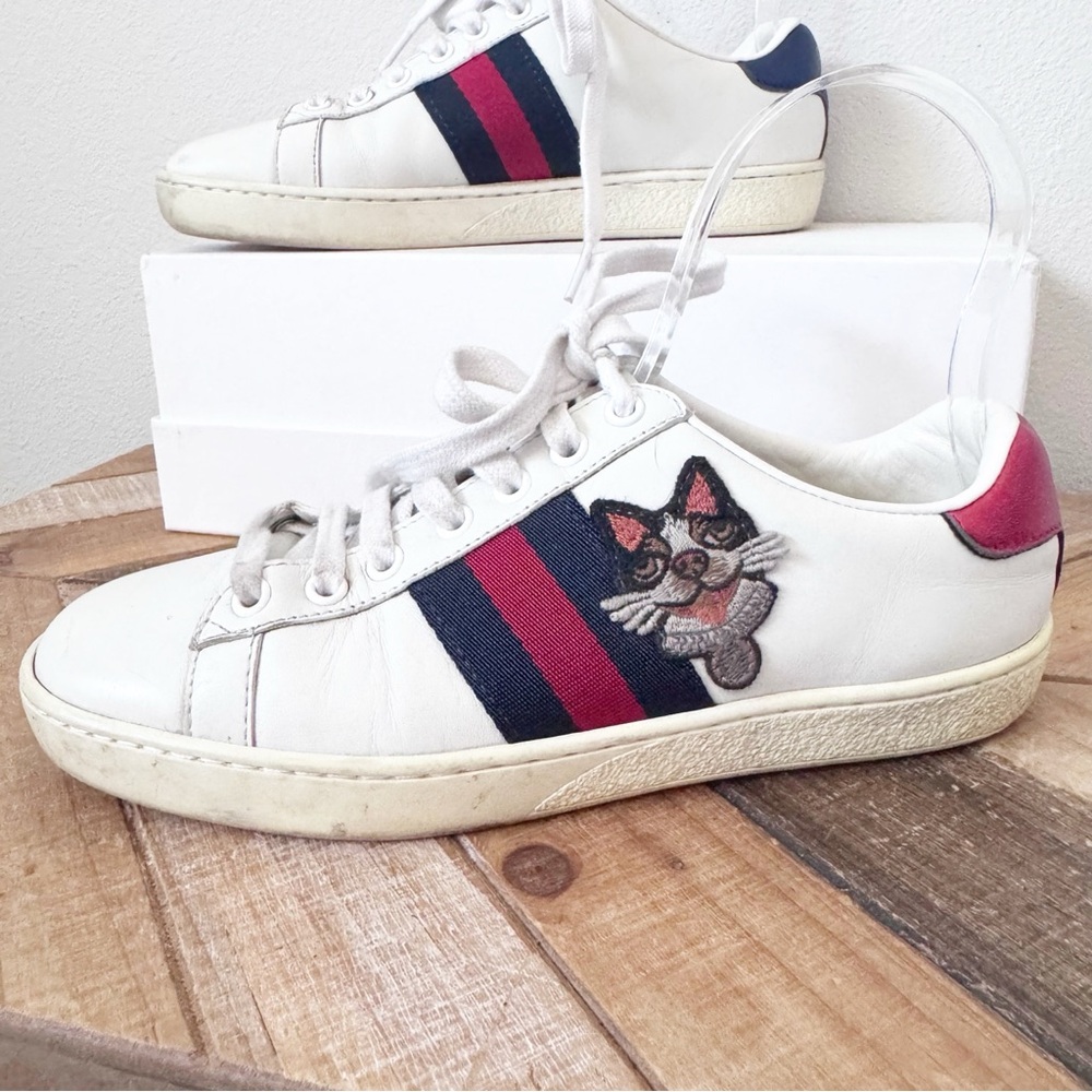 Gucci Ace Year of the Dog White Sneakers - Picture 3 of 16